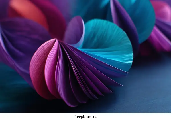 Abstract Colorful Paper Forms