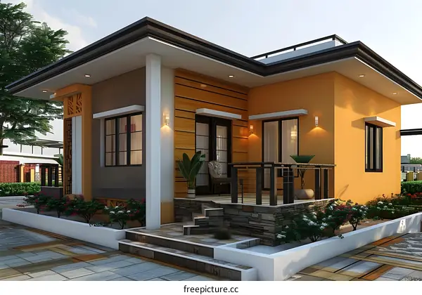 Modern minimalist style house