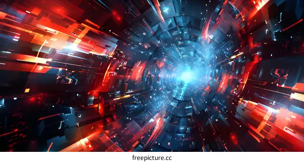 Abstract Futuristic Technology Background