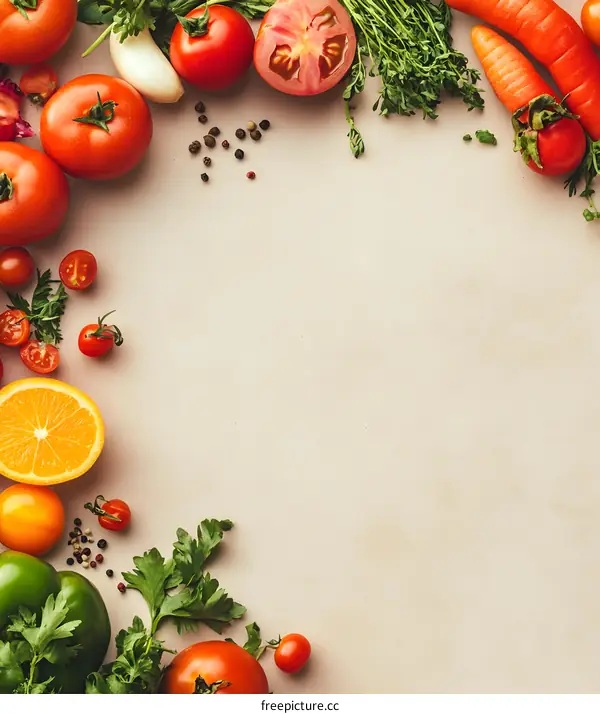 Fresh Vegetables and Herbs for Healthy Cooking