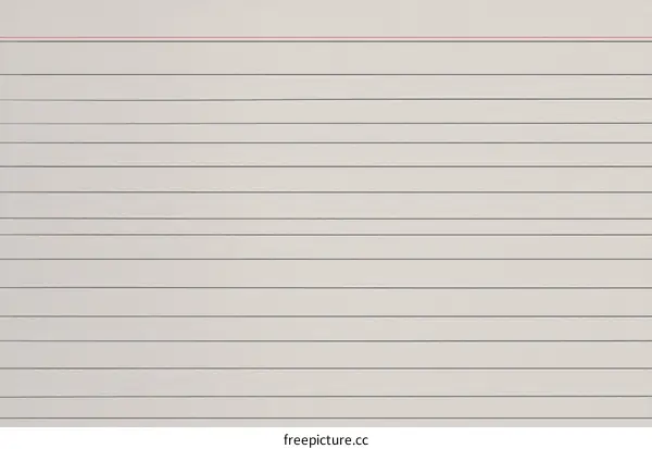 Blank Lined Notebook Paper Texture Background