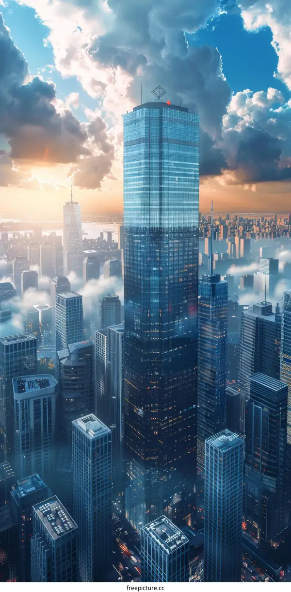 Manhattan Skyscrapers: A Daytime View