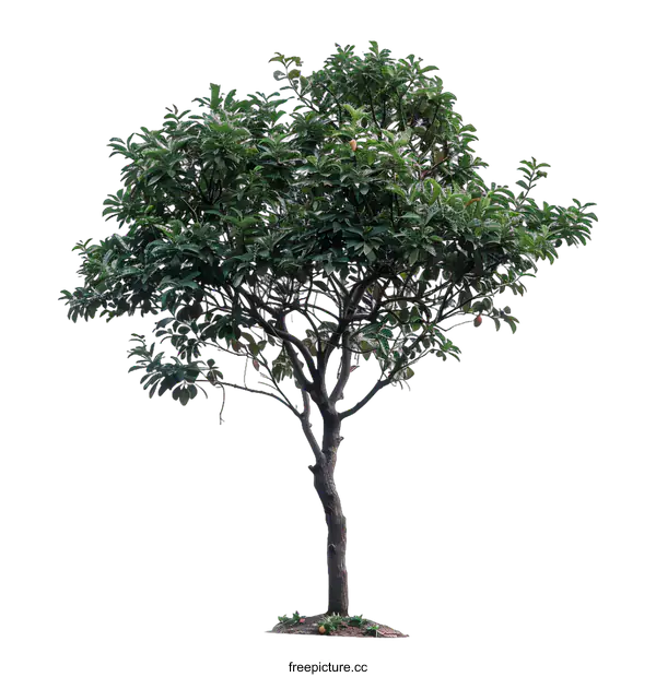 [Transparent Background PNG]Green Tree Isolated on White Background