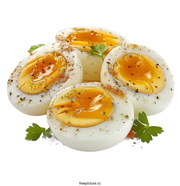 [Transparent Background PNG]Boiled eggs
