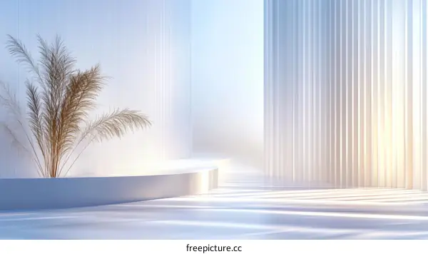 Modern Minimalist Empty Scene Design