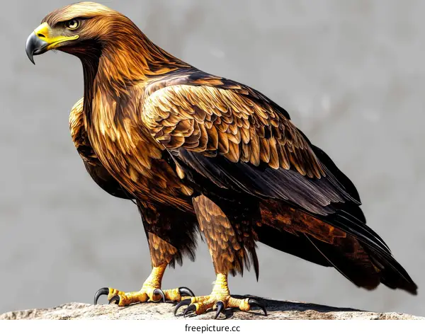 Golden Eagle Portrait in Nature