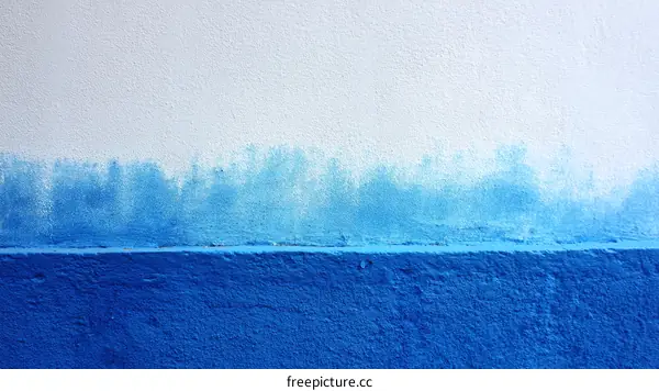 Painted Wall Texture with Two-Tone Color