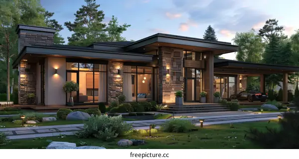 Modern Luxury House Exterior Design