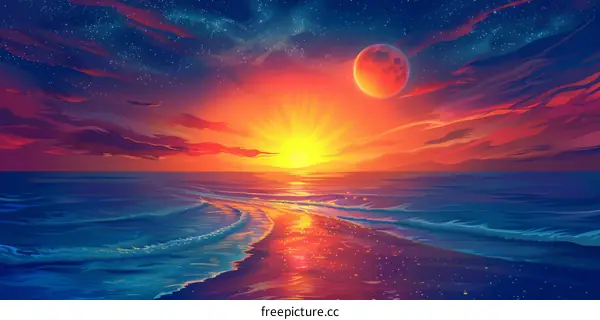 Spectacular Beach Sunset