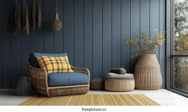 Cozy Modern Farmhouse Living Room Interior Design