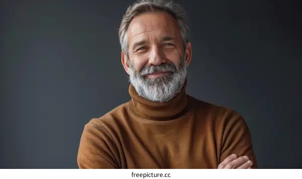 Smiling Senior Man Portrait