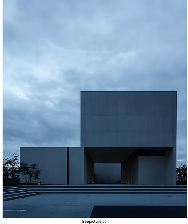 Modern Concrete Building Architecture Design