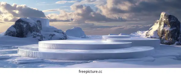 Winter Wonderland Ice Stagescape
