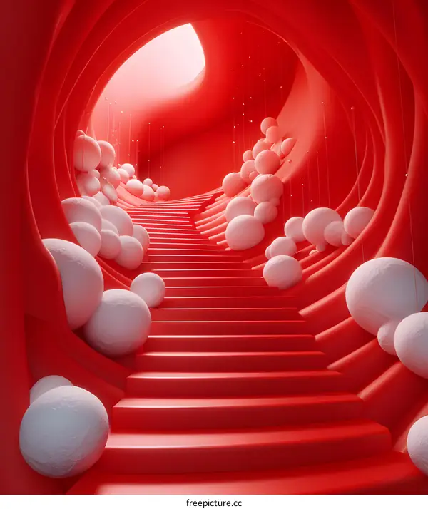 Red Stairway