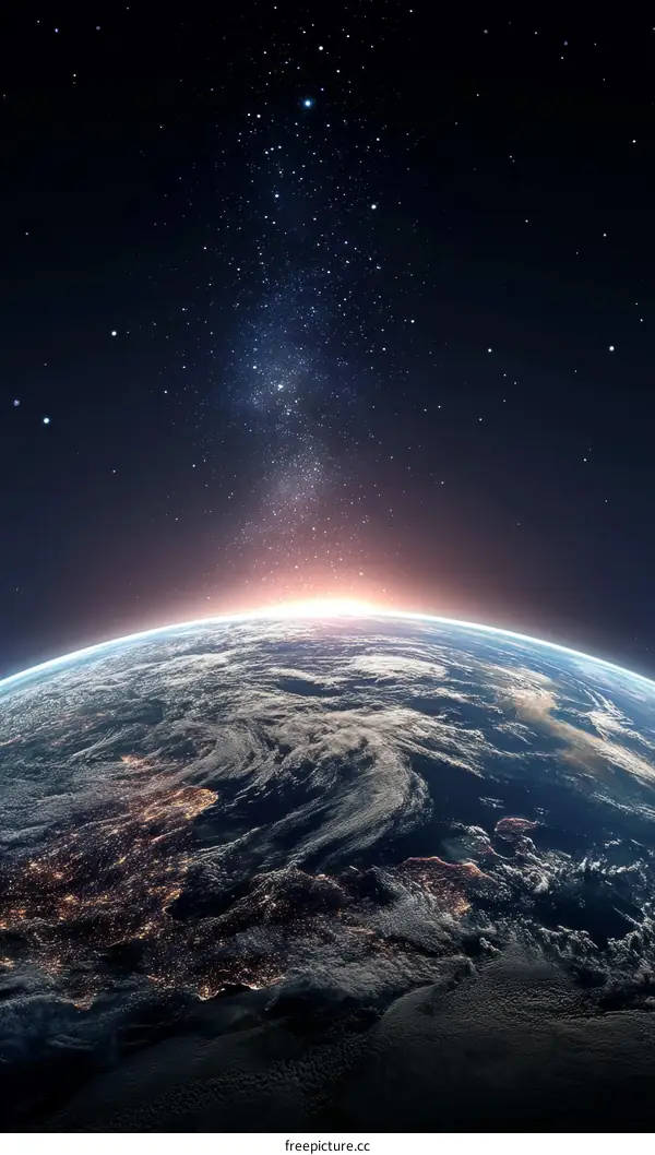 Earth Sunrise from Space