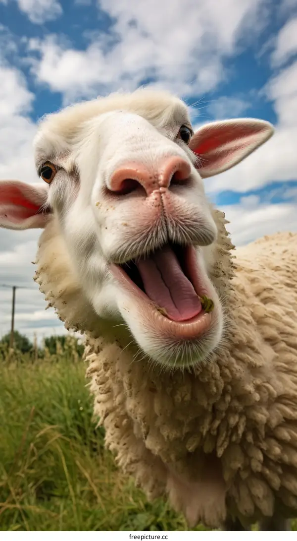 Close-up of a sheep