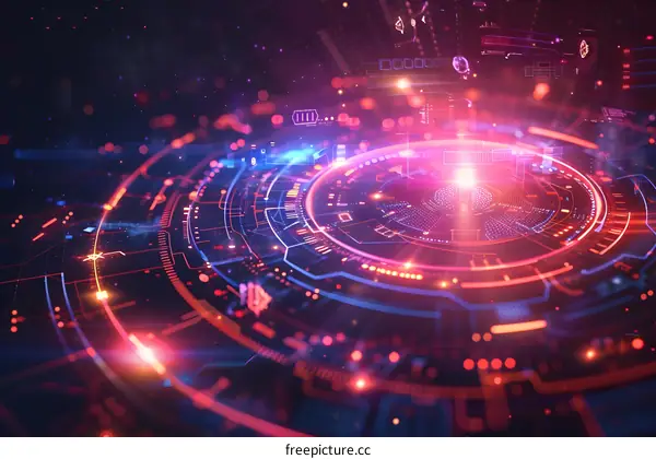 futuristic technology background