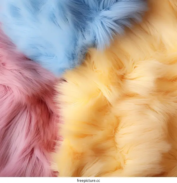 Colorful fur texture background