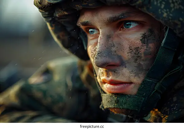 Portrait of a soldier