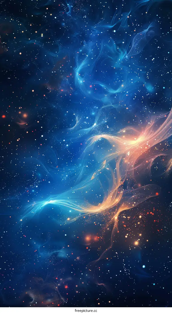 Cosmic Tapestry: A Nebula's Embrace