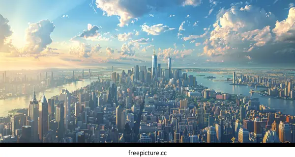 New York City Skyline Panorama