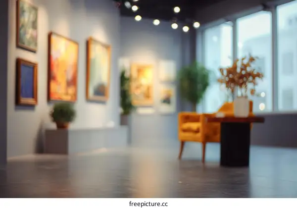 Modern Art Gallery Interior Design
