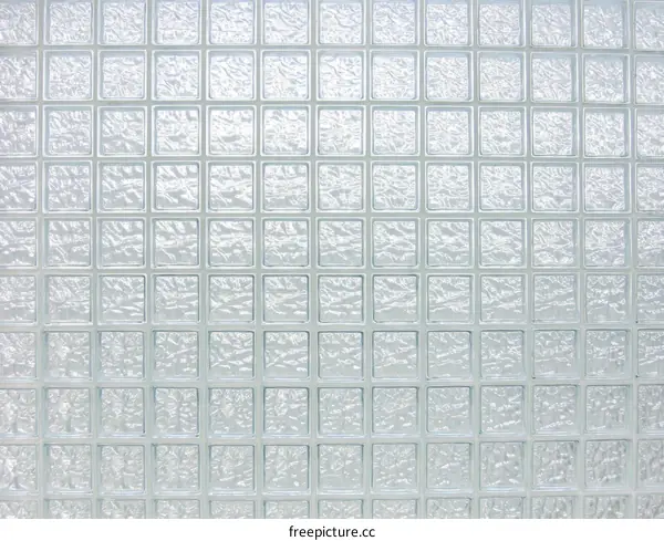 Translucent Square Glass Tiles Pattern