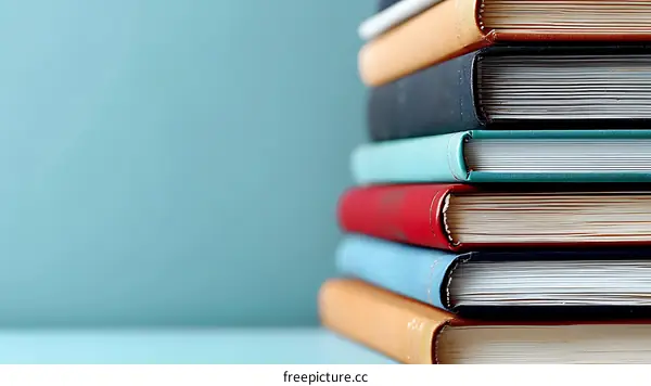 Stacked Books Education Background
