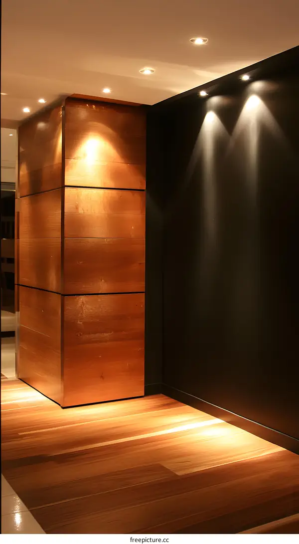 Modern Wooden Wall Interior Design