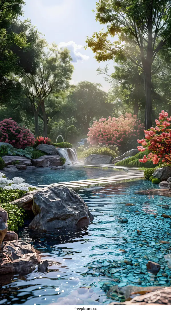 Waterfront Park Landscape: A Tranquil Haven amidst Nature