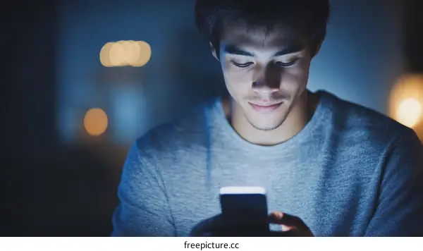 Nighttime Mobile Phone Use Focus