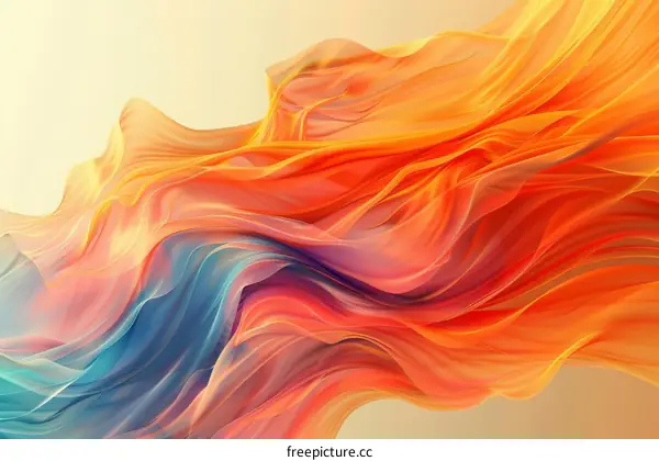 Orange and Blue Wave