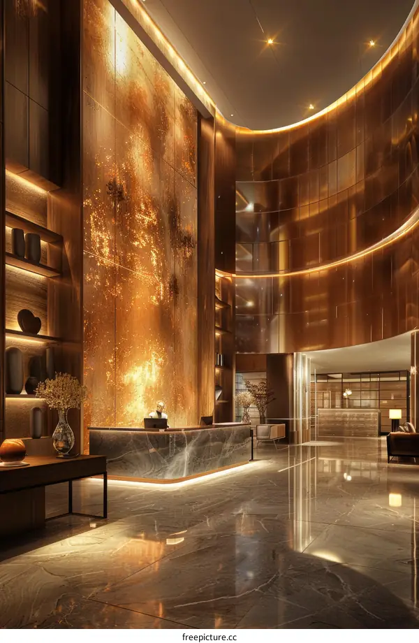Modern Luxury Hotel Lobby Interior Design