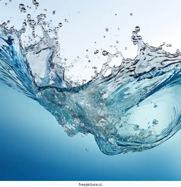 Water Splashing in Slow Motion