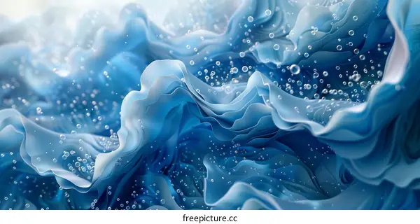 Abstract 3D Rendering of Water