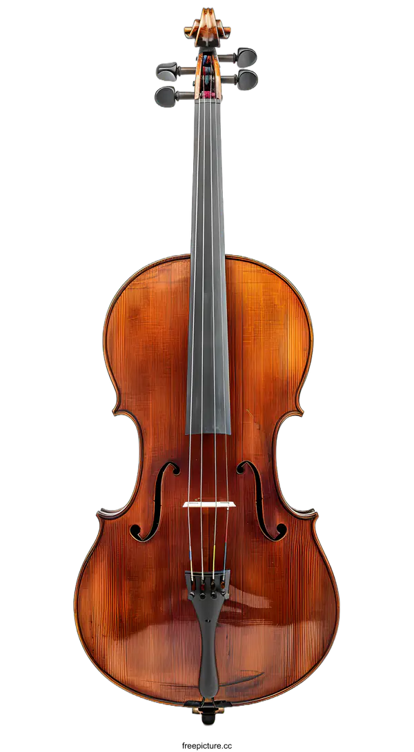 [Transparent Background PNG]A close-up image of a violin