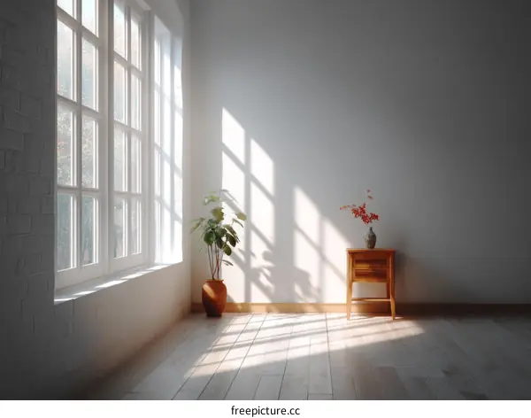 Bright and Peaceful Interior Design with Natural Light