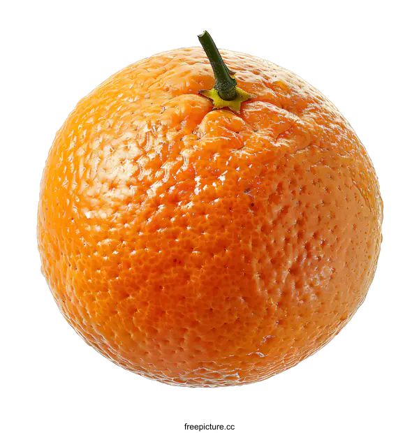 [Transparent Background PNG]Fresh Mandarin Orange Isolated on White