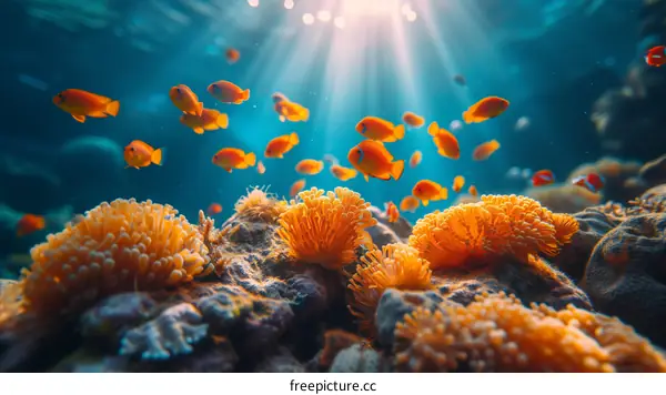 Tropical Fish and Coral Reef