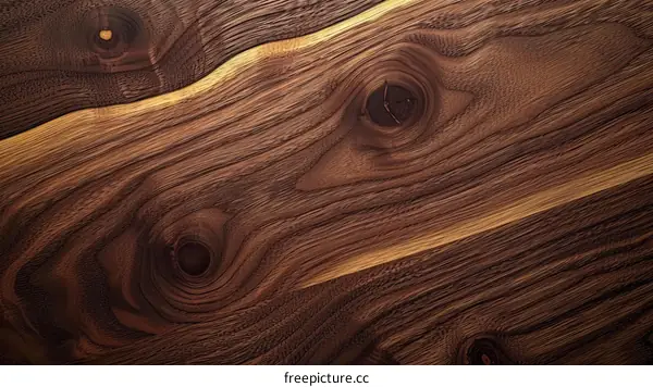 Walnut wood grain texture background