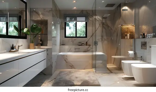 Modern Luxury Bathroom Design