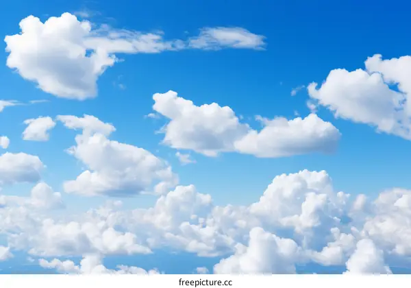 Blue Sky and White Clouds