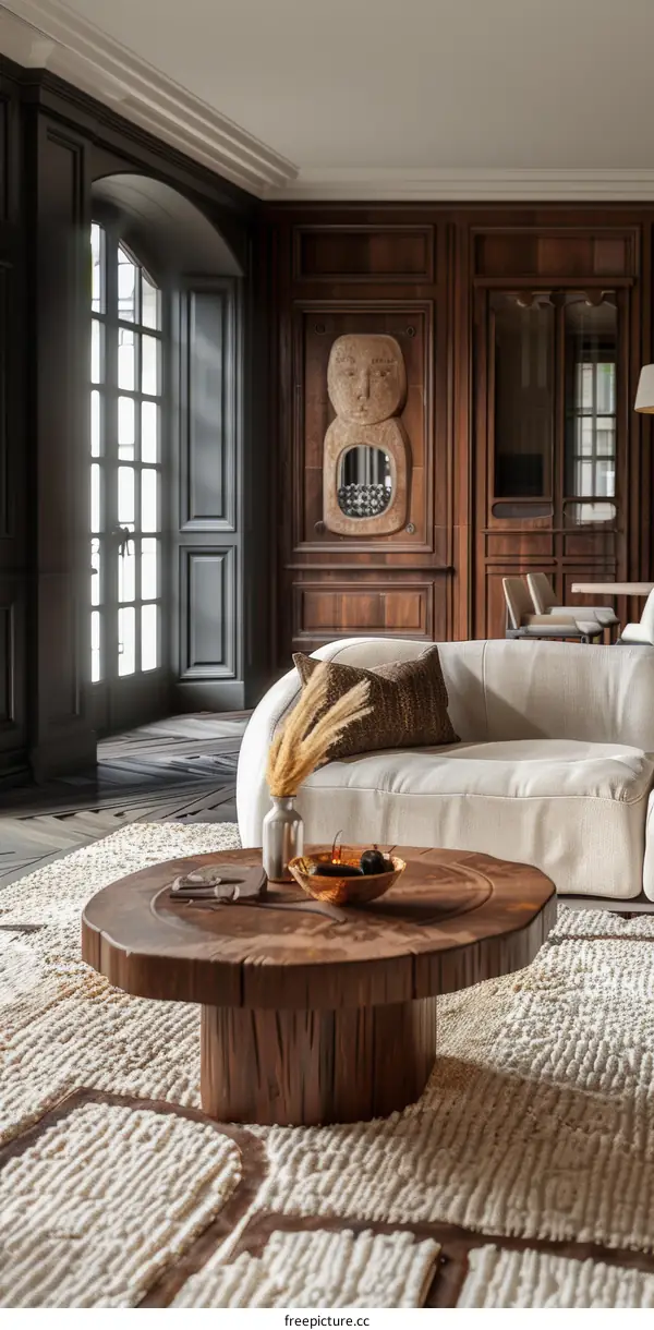 Modern Minimalist Living Room with Elegant Furniture