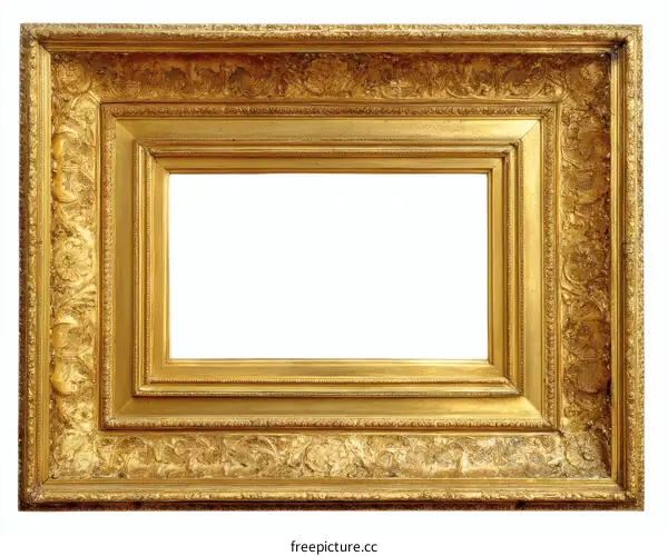 Antique Gold Picture Frame Detail