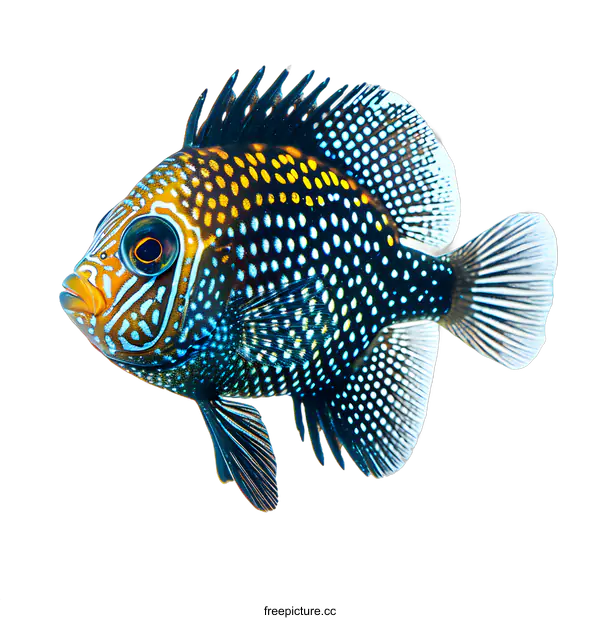 [Transparent Background PNG]A beautiful illustration of a marine fish