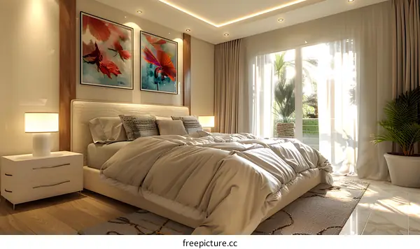 Modern bedroom interior design
