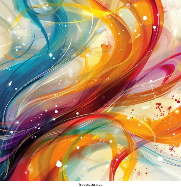 Vibrant Abstract Painting