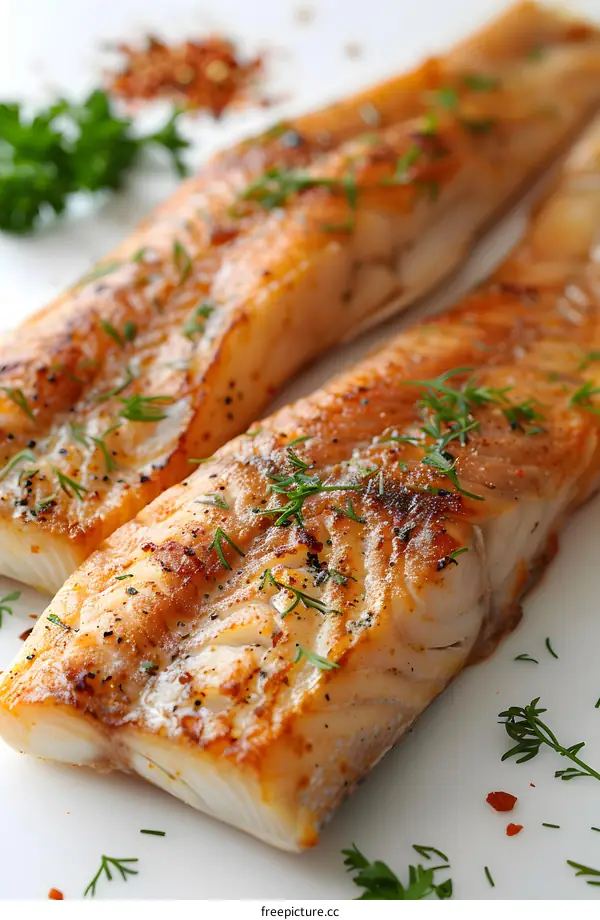 Grilled Fish Fillets with Dill and Spices