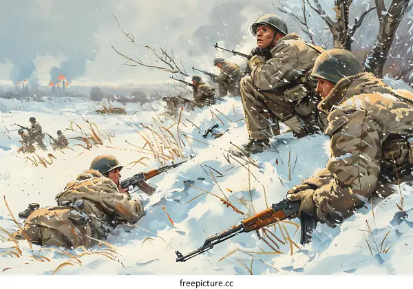 American Soldiers in Winter Warfare