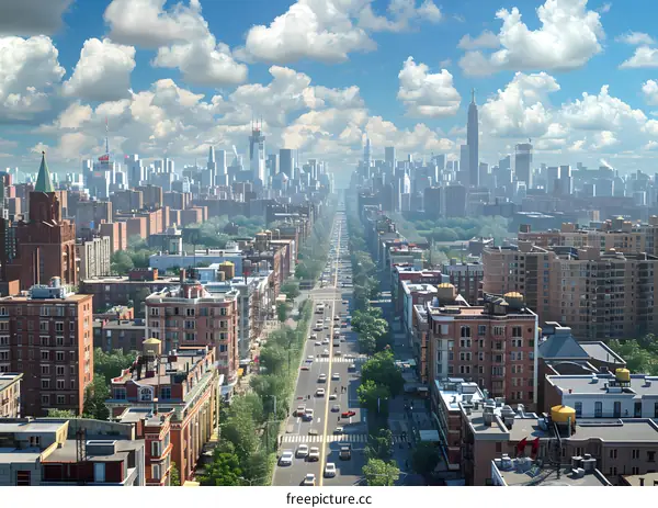 New York City Manhattan Cityscape